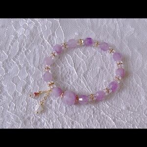 COPY - Natural Kunzite & Amethyst Bracelet